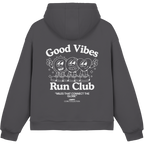 GOOD VIBES RUN CLUB HOODIE - Fluffy Boxcut Hoodie