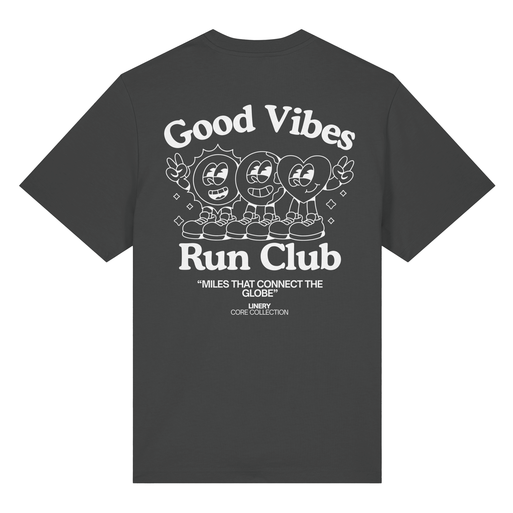 GOOD VIBES RUN CLUB TEE - Organic Heavy Shirt