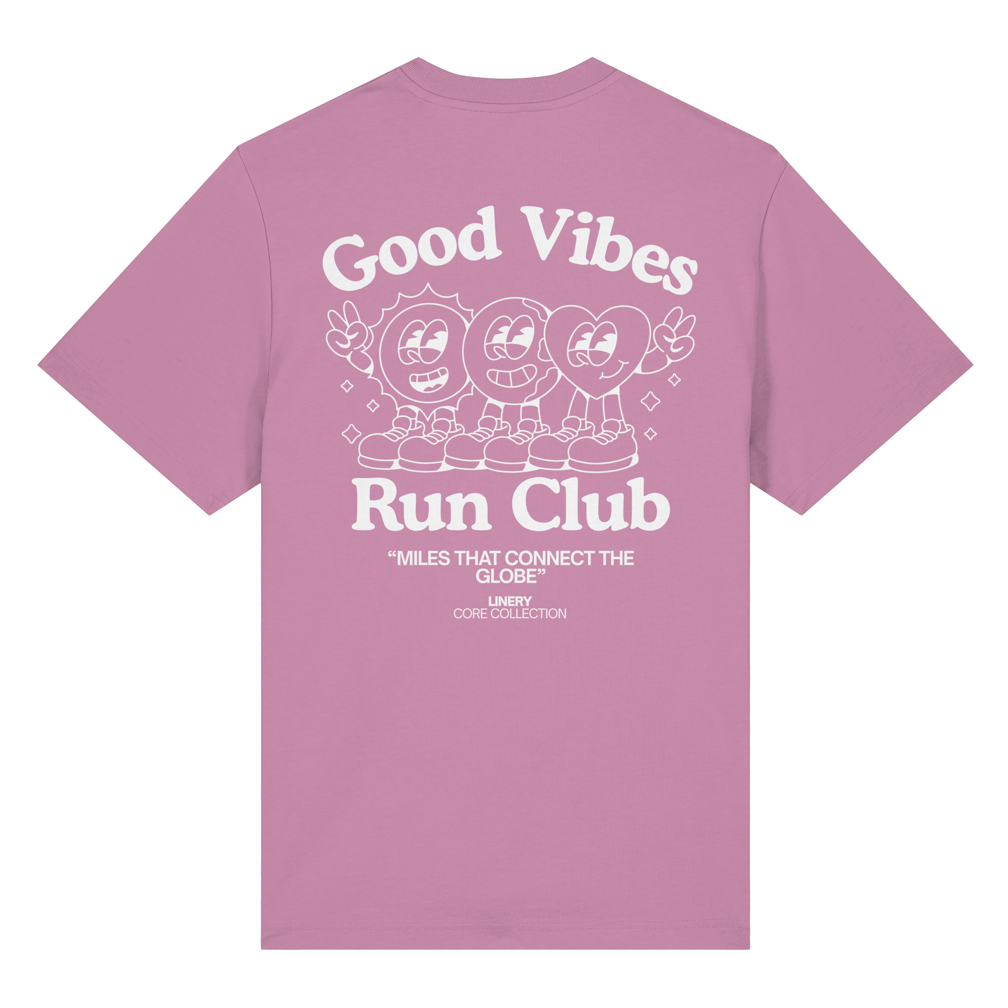 GOOD VIBES RUN CLUB TEE - Organic Heavy Shirt