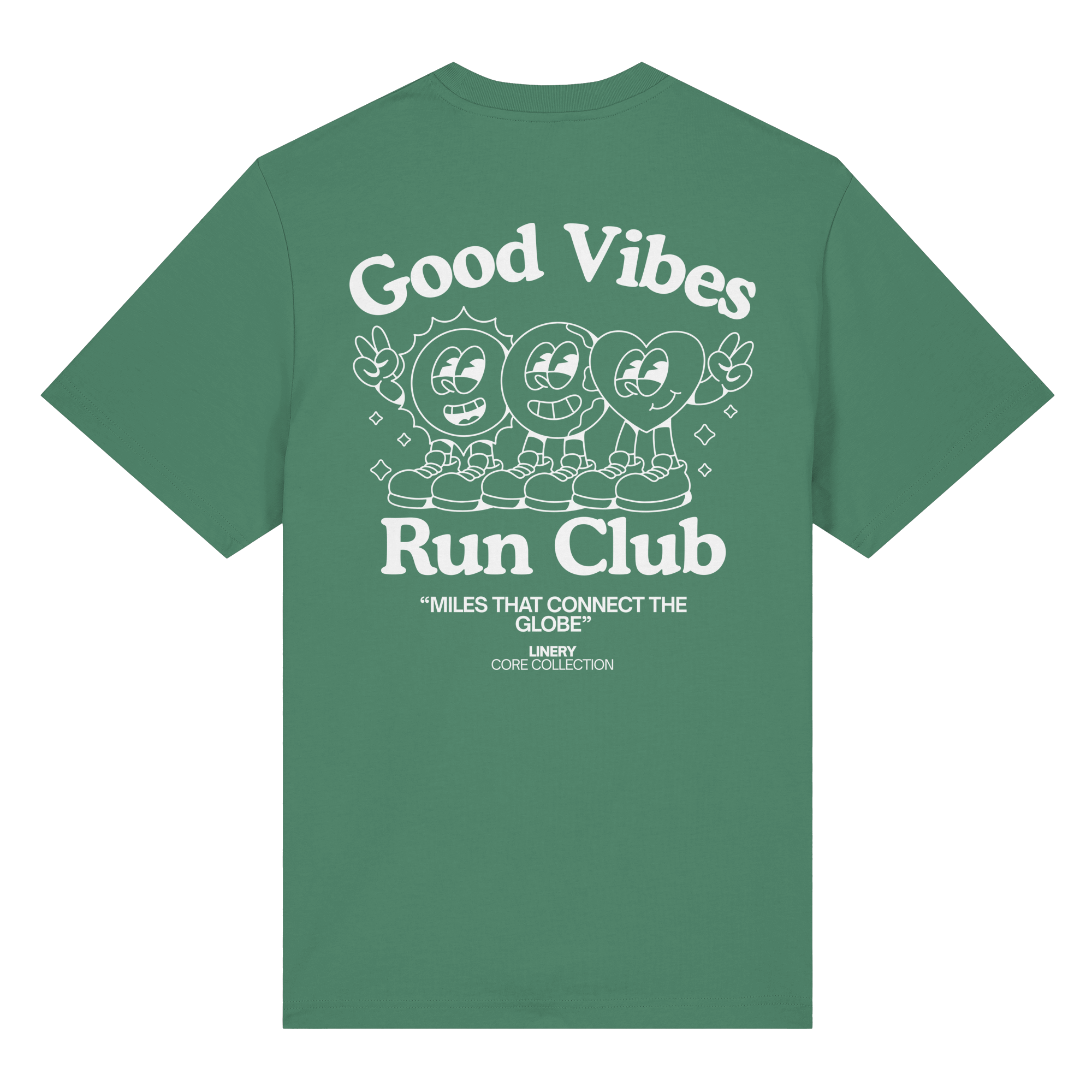 GOOD VIBES RUN CLUB TEE - Organic Heavy Shirt