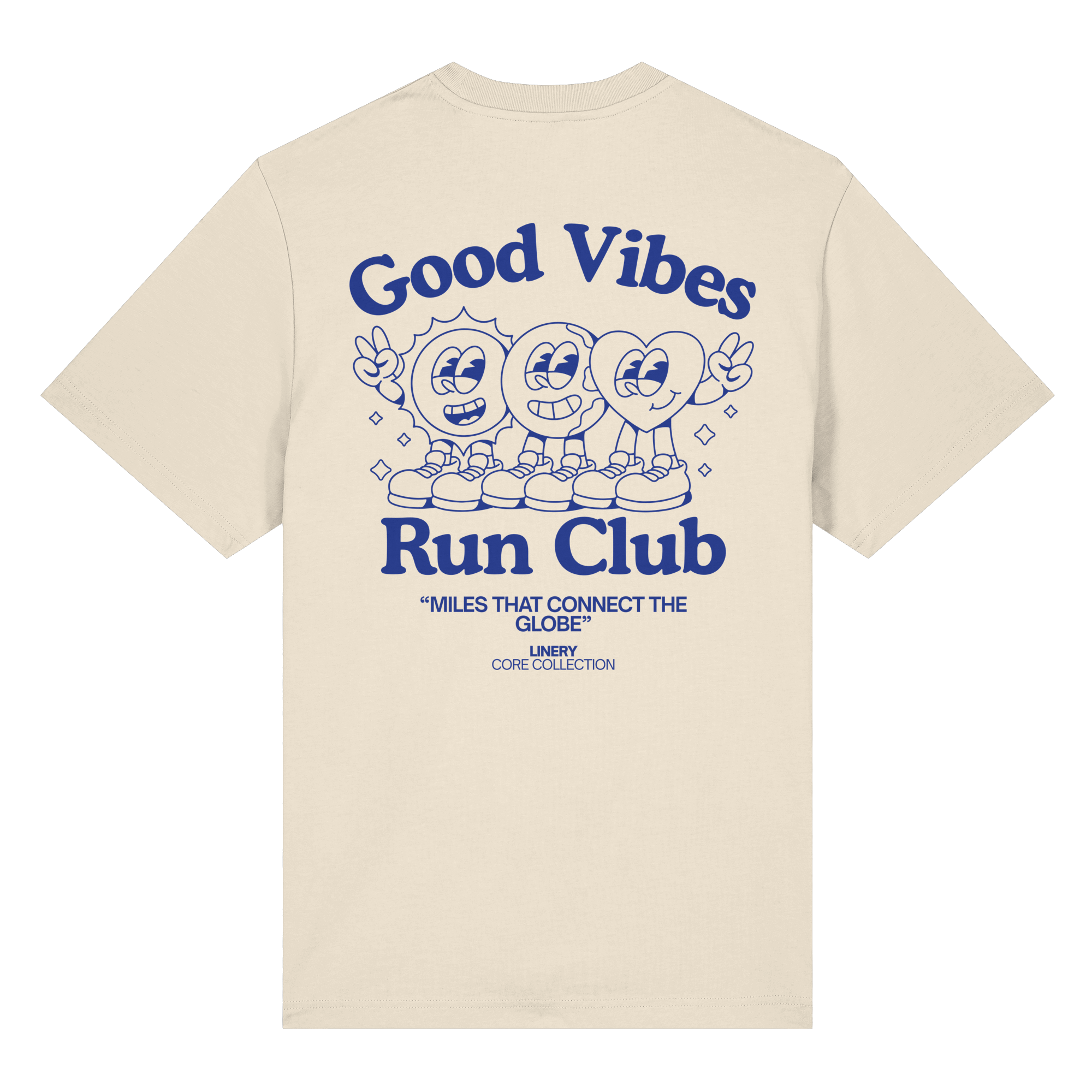 GOOD VIBES RUN CLUB TEE - Organic Heavy Shirt