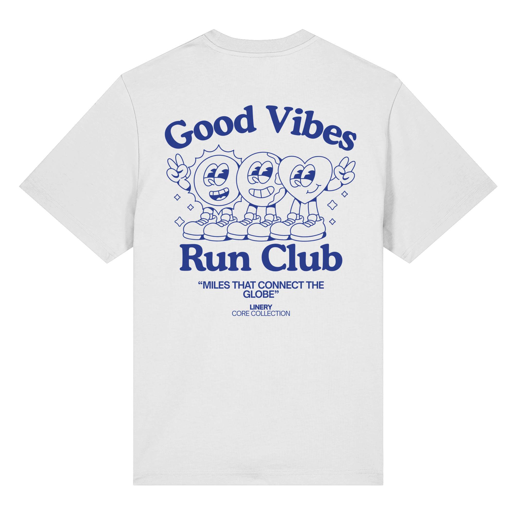 GOOD VIBES RUN CLUB TEE - Organic Heavy Shirt